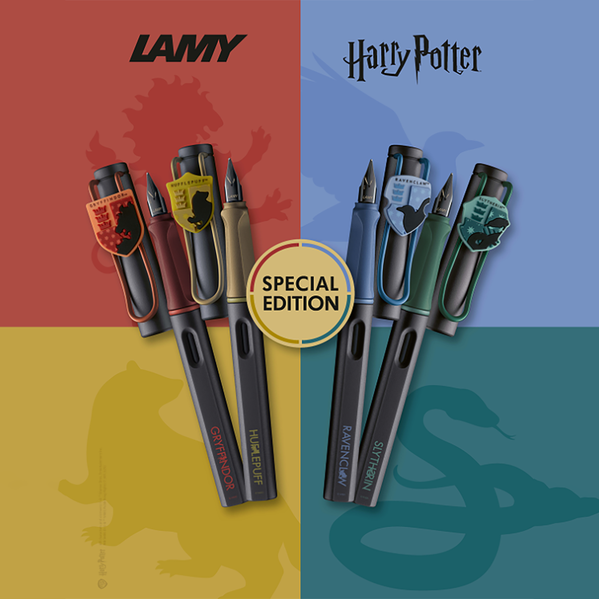 Lamy Safari x Harry Potter Fountain Pen - Ravenclaw (Special Edition)-Pen Boutique Ltd