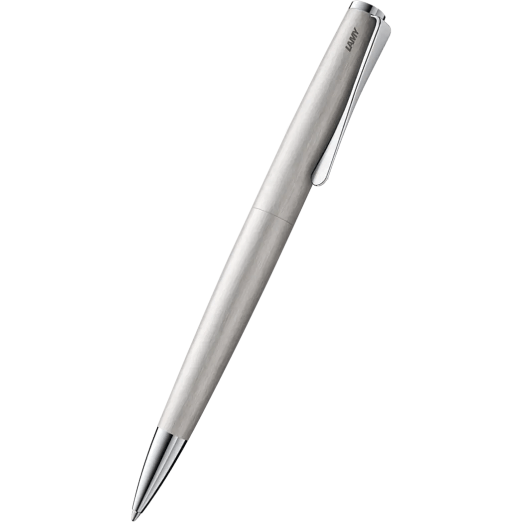 Lamy Studio Brushed Stainless Steel Ballpoint Pen - Pen Boutique Ltd