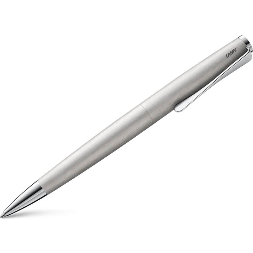 Lamy Studio Brushed Stainless Steel Ballpoint Pen - Pen Boutique Ltd