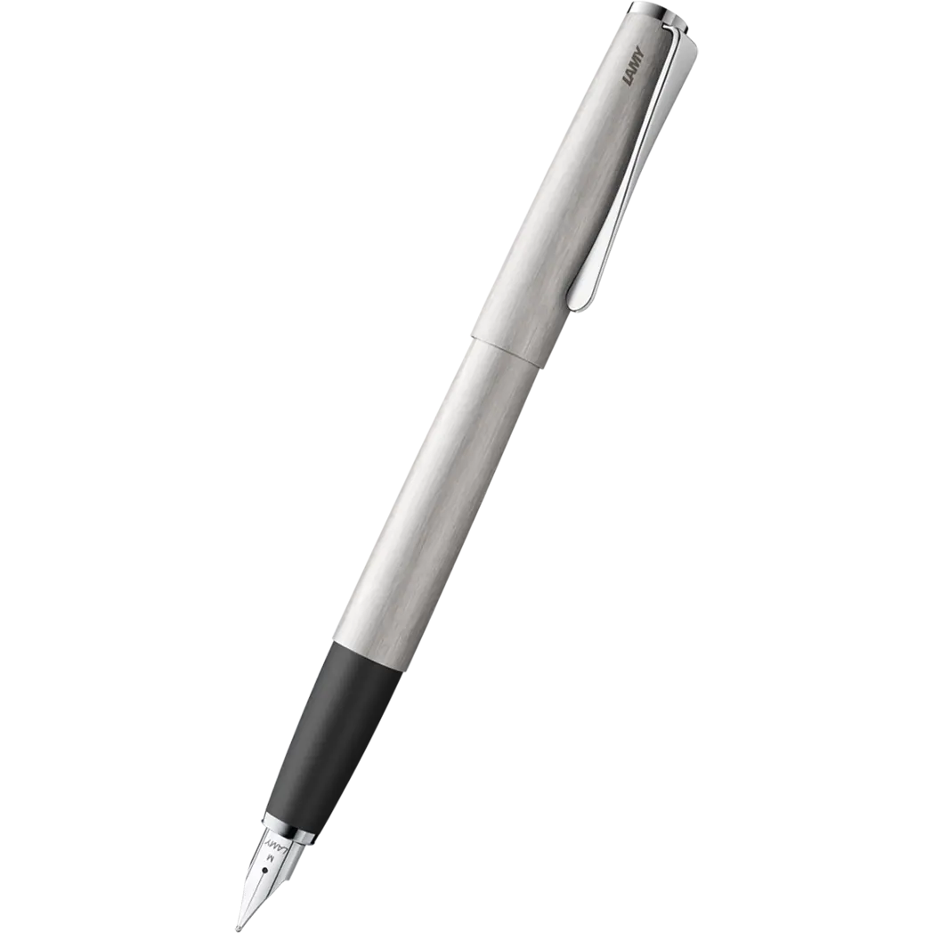 Lamy Studio Brushed Stainless Steel Fountain Pen-Pen Boutique Ltd