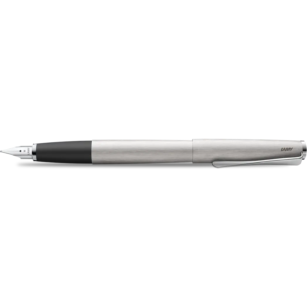 Lamy Studio Brushed Stainless Steel Fountain Pen-Pen Boutique Ltd