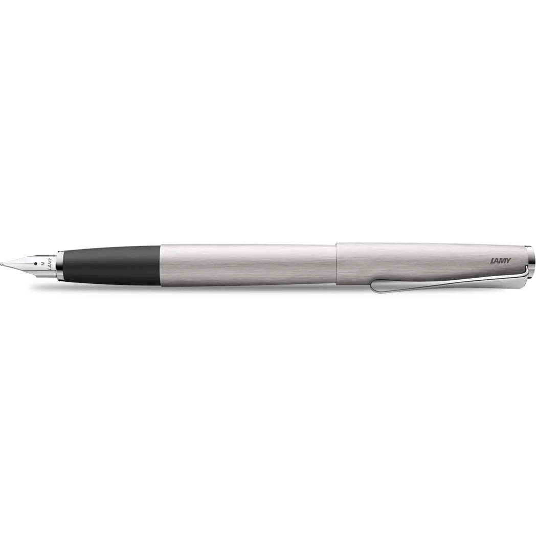 Lamy Studio Brushed Stainless Steel Fountain Pen - Pen Boutique Ltd
