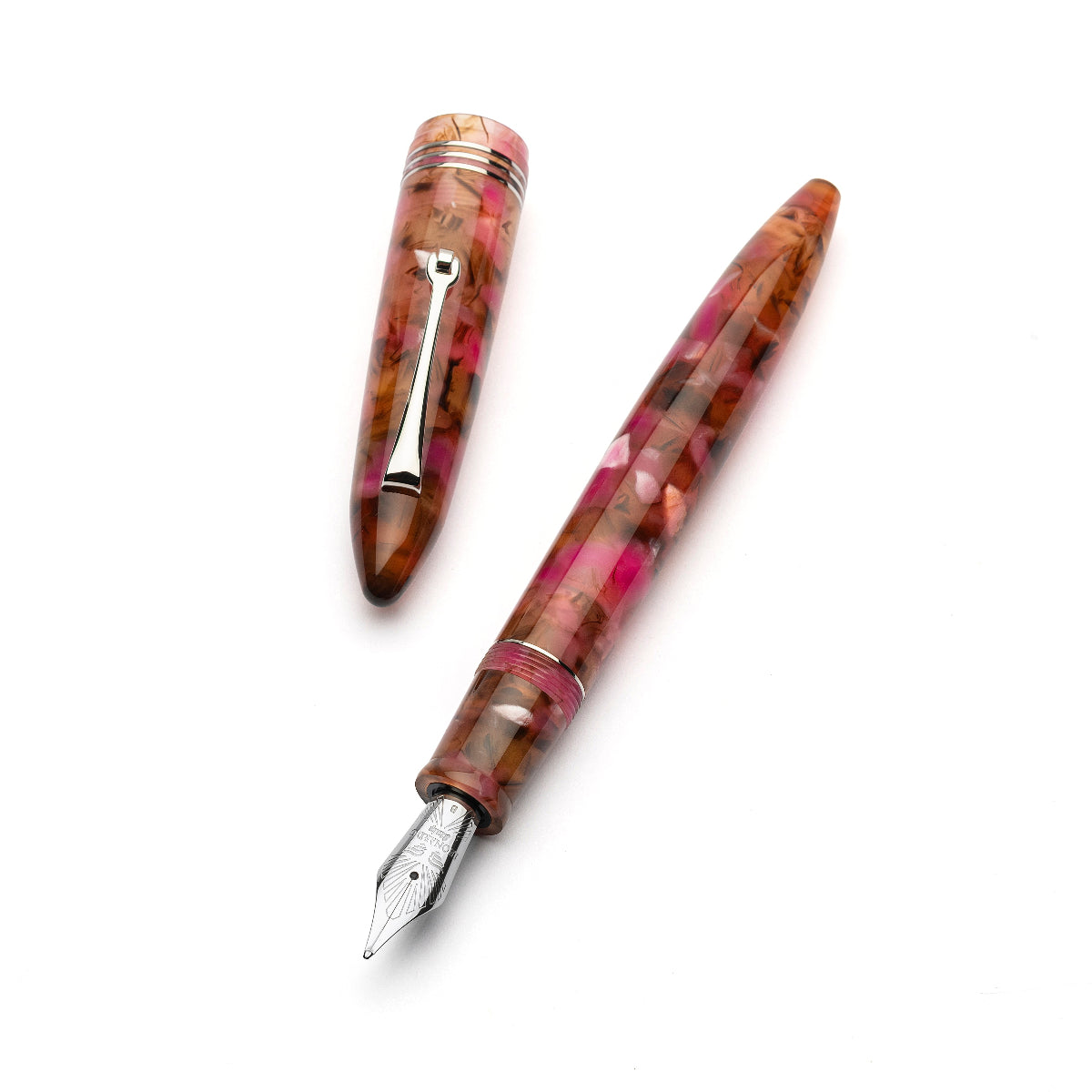 Leonardo Fountain Pen - Lampone Selvatico-Pen Boutique Ltd