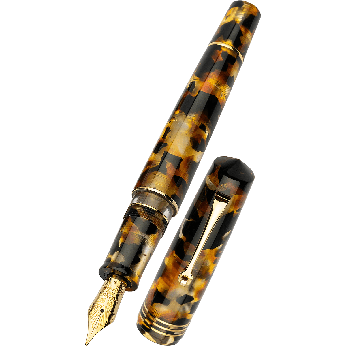 Leonardo Momento Zero Grande 2.0 Fountain Pen - Sottobosco - Gold Trim (Limited Edition) - Pen Boutique Ltd