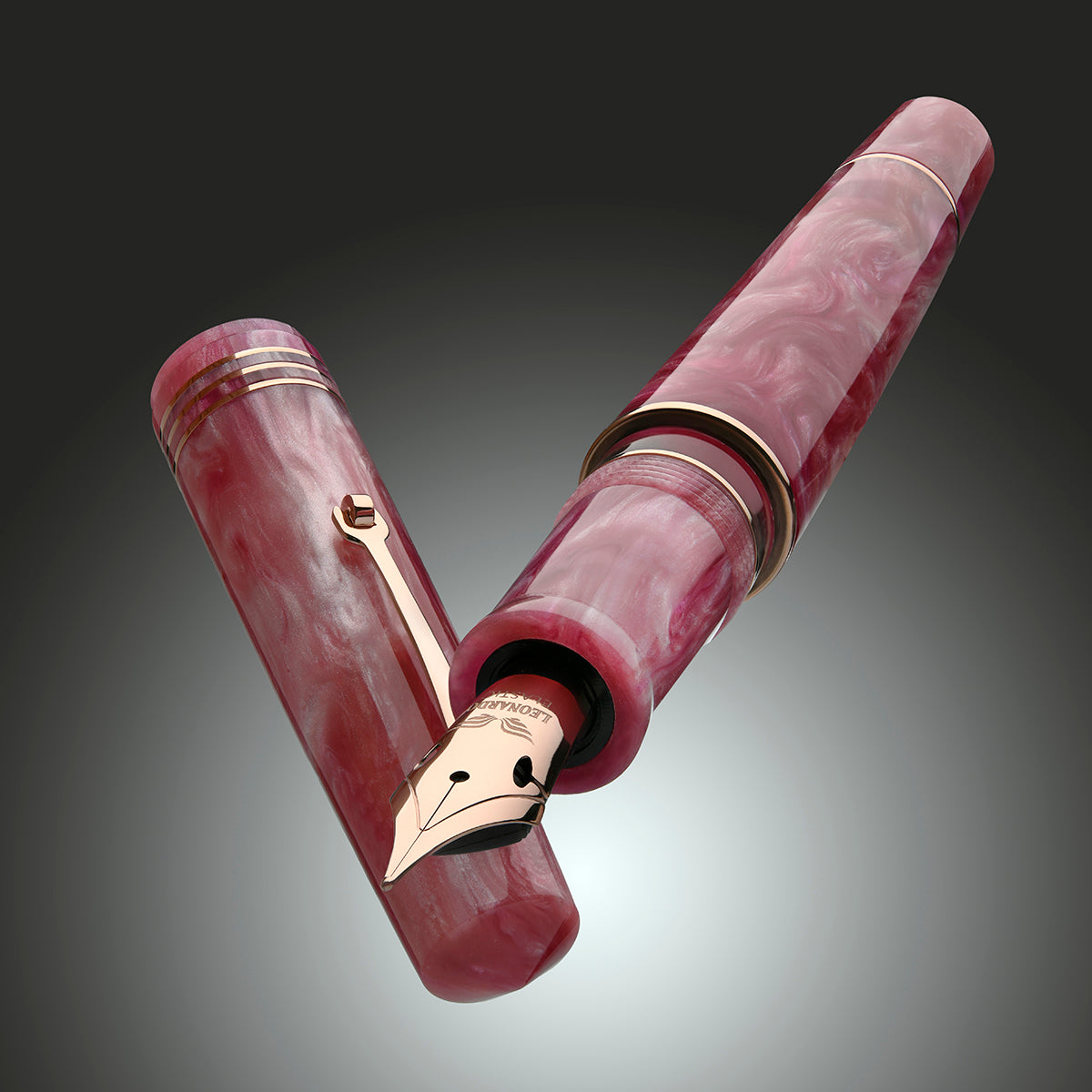 Leonardo Momento Zero Grande 2.0 Fountain Pen - The Power of the Flower - Sakura - Gold Trim (Limited Edition)-Pen Boutique Ltd