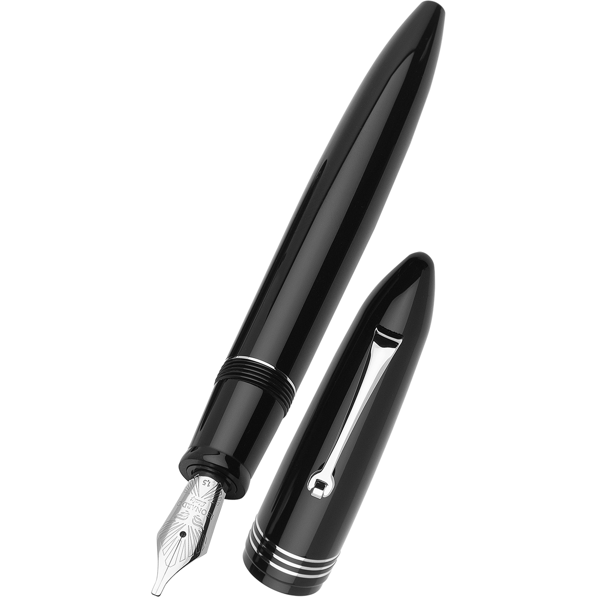 Leonardo Fountain Pen - Notte di Furore-Pen Boutique Ltd