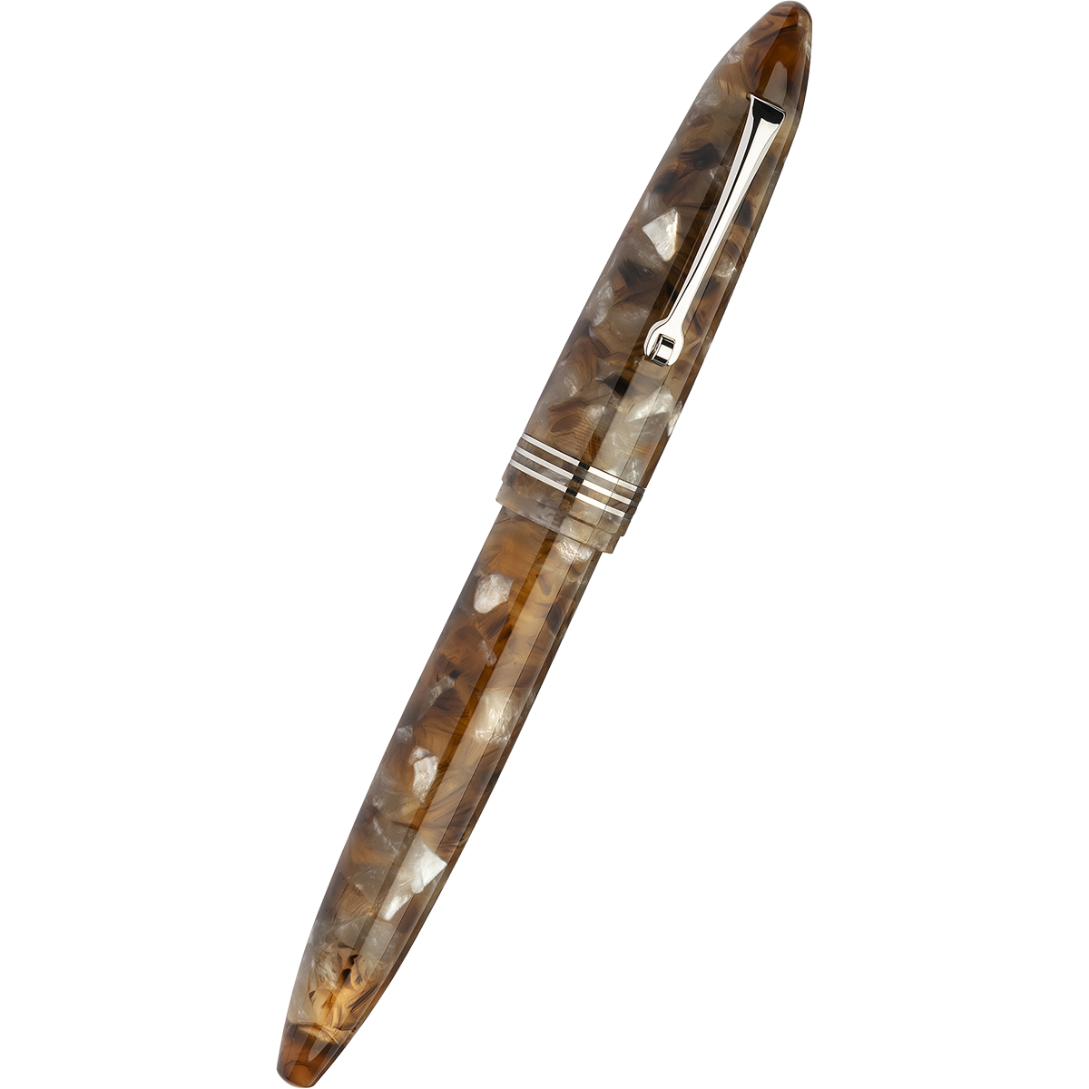 Leonardo Furore Fountain Pen - Acqua Ambrata-Pen Boutique Ltd