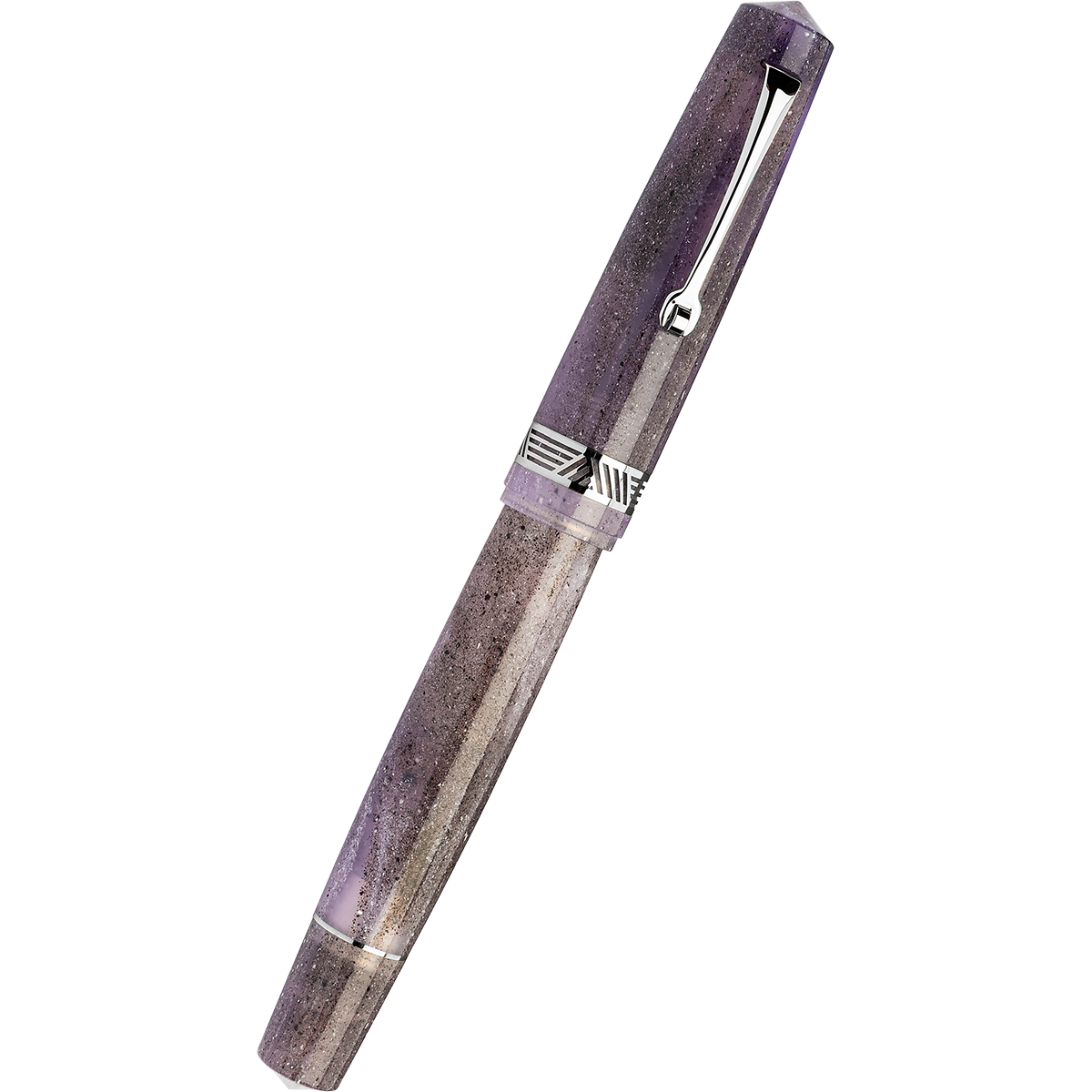 Leonardo Momento Magico Fountain Pen - Amethyst - Steel Nib-Pen Boutique Ltd