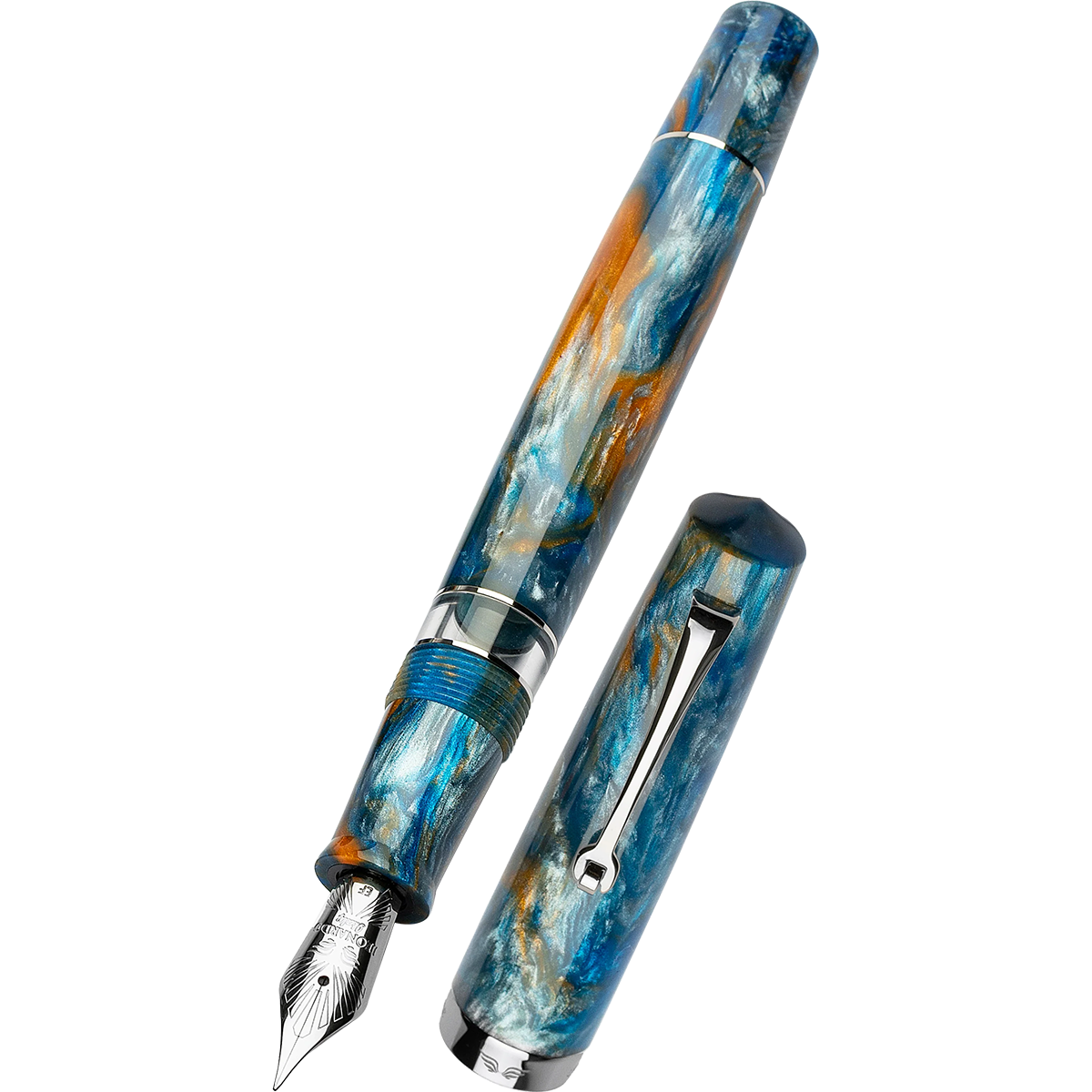 Leonardo Momento Magico Fountain Pen - Fantasie Ocean Sunrise - Pen Boutique Ltd