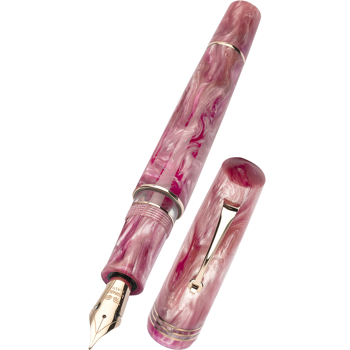 Leonardo Momento Zero Grande 2.0 Fountain Pen - The Power of Flower - Sakura - Rose Gold Trim (Limited Edition)-Pen Boutique Ltd