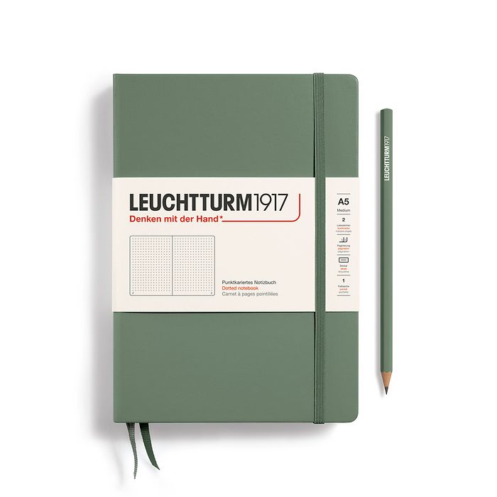 Leuchtturm 1917 Hardcover Notebook - A5 - Dotted-Pen Boutique Ltd