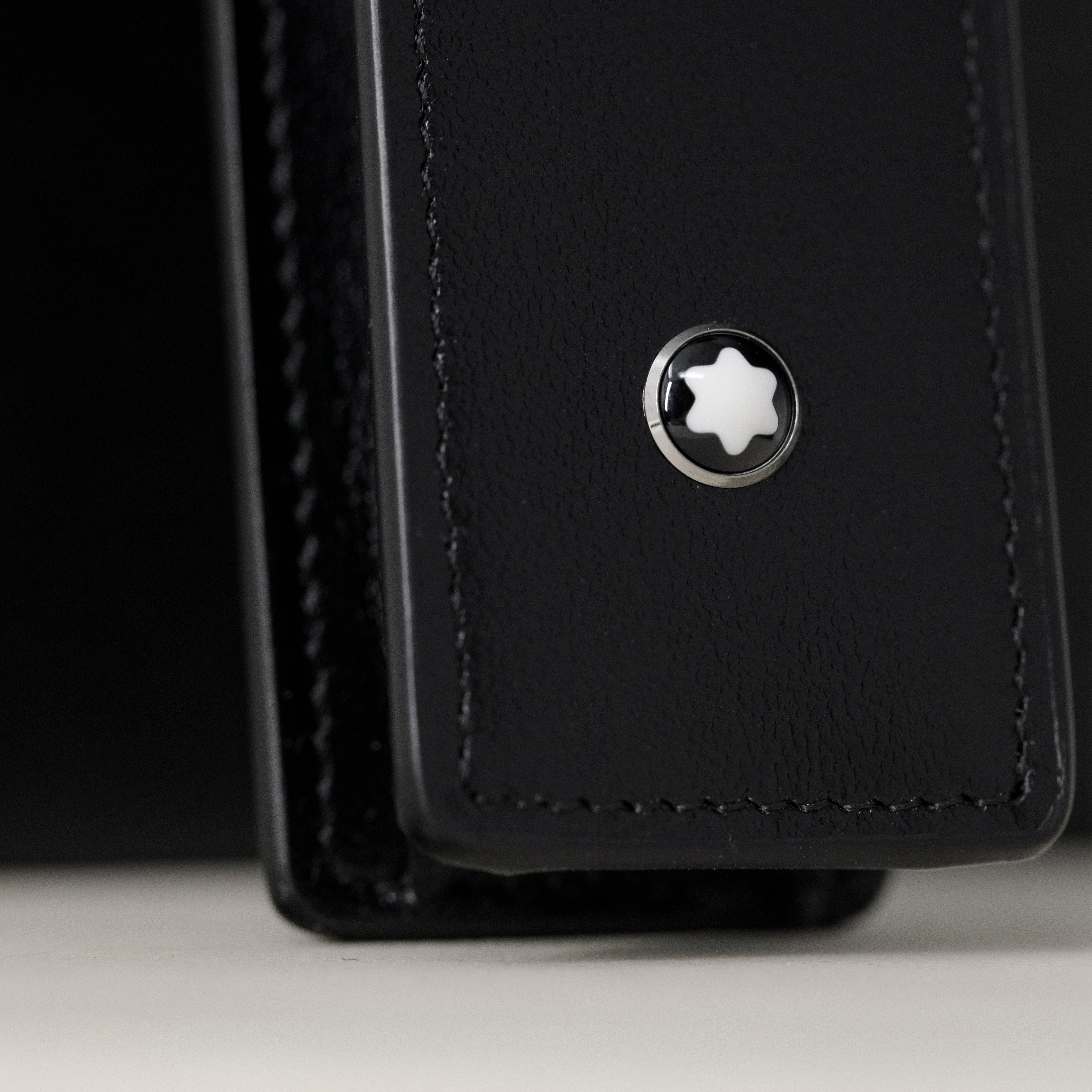 Montblanc Meisterstuck 1 Pen Pouch - Black-Pen Boutique Ltd