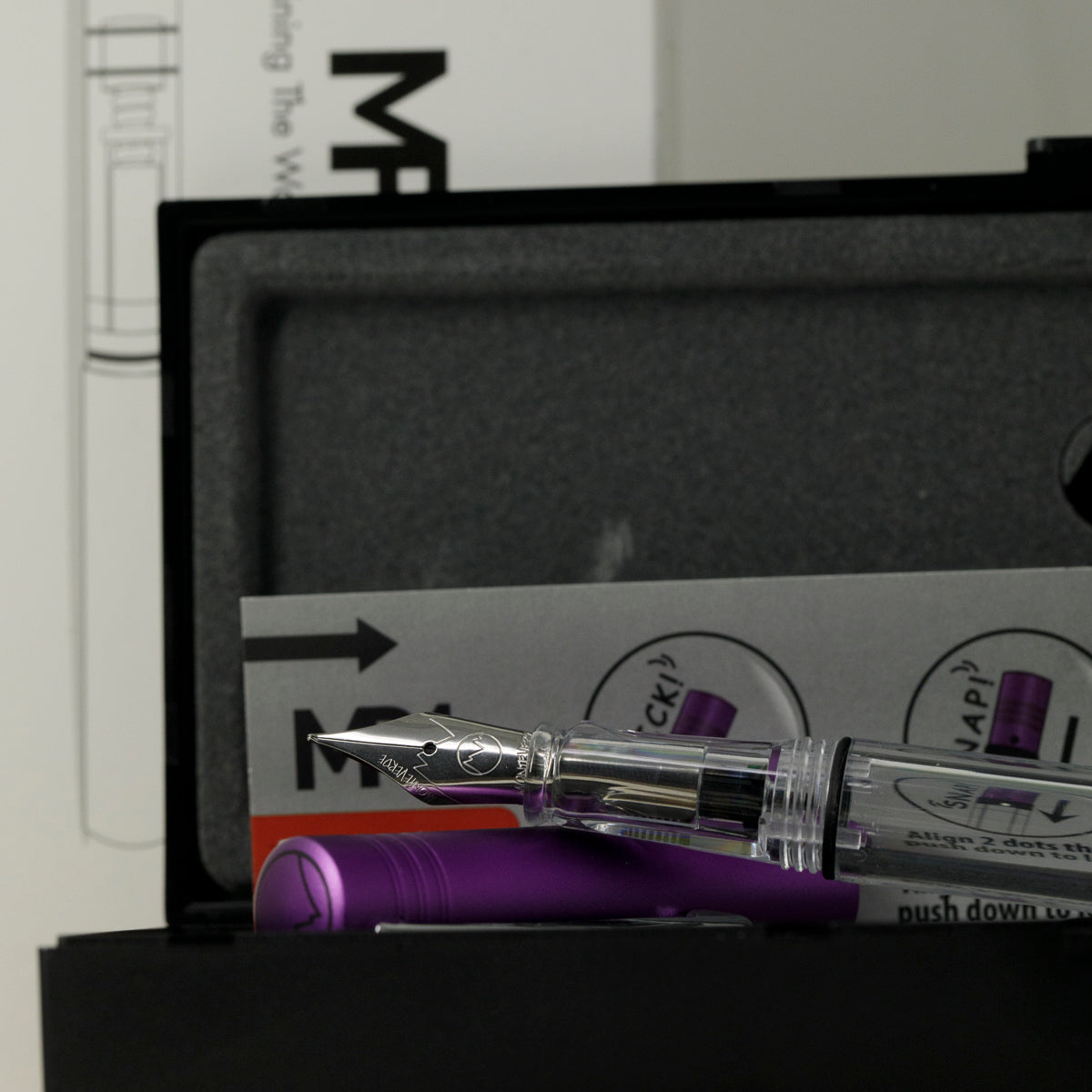 Monteverde MP1 Fountain Pen - Purple Frost-Pen Boutique Ltd