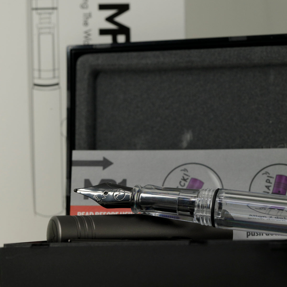Monteverde MP1 Fountain Pen - Coal Grey-Pen Boutique Ltd