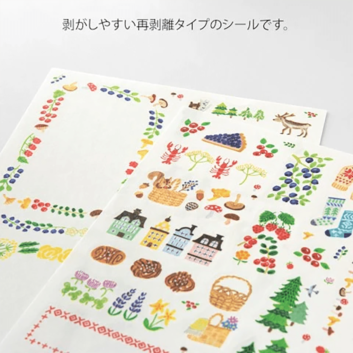 Midori Sticker Sheet - Yuru Log Feeling - Pen Boutique Ltd