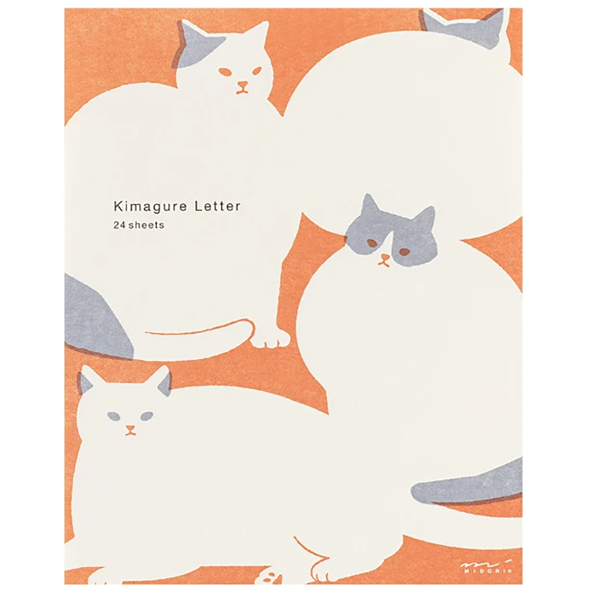 Midori Easy & Cozy Letter Pad - Kimagure Cat