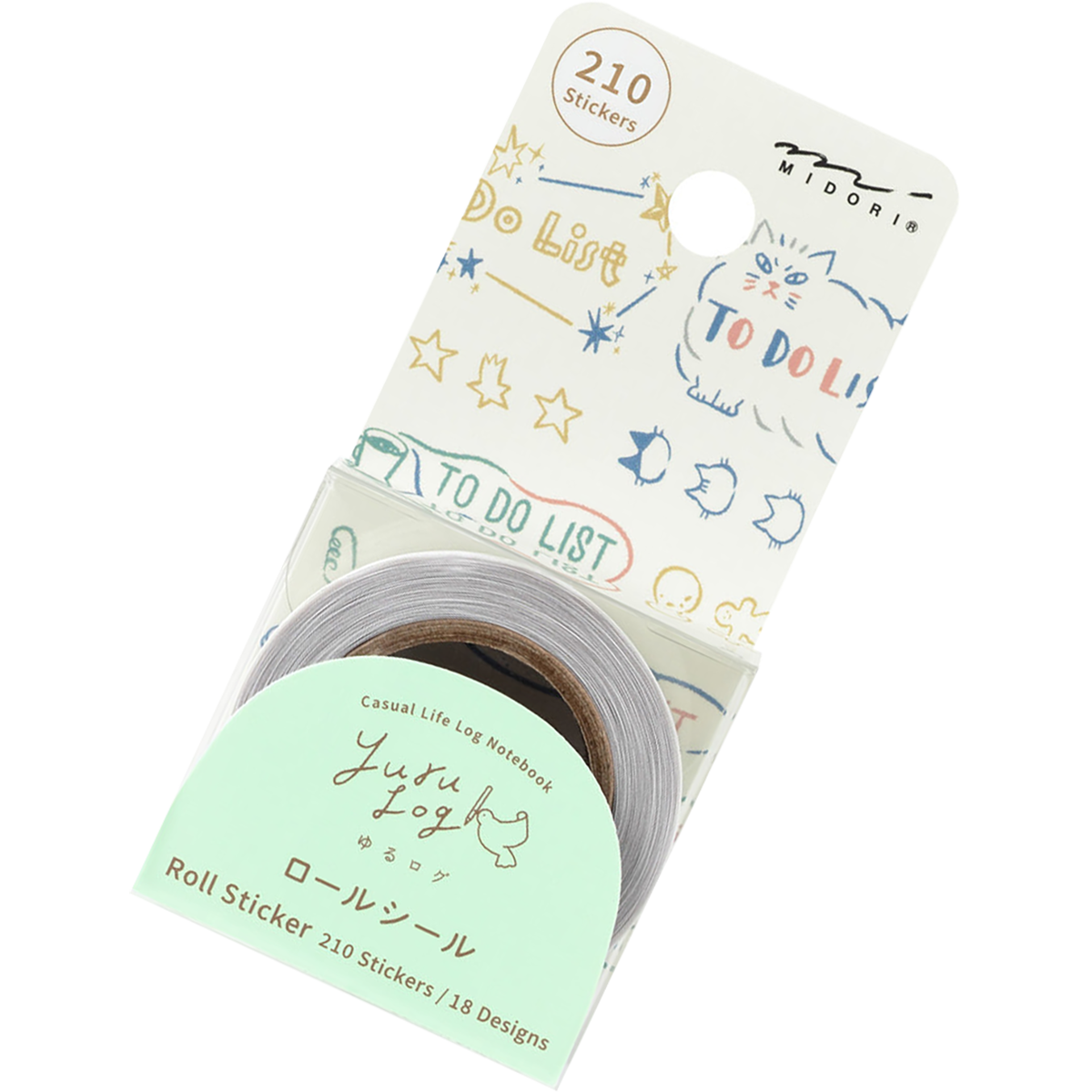 Midori Roll Sticker List - Yuru Log