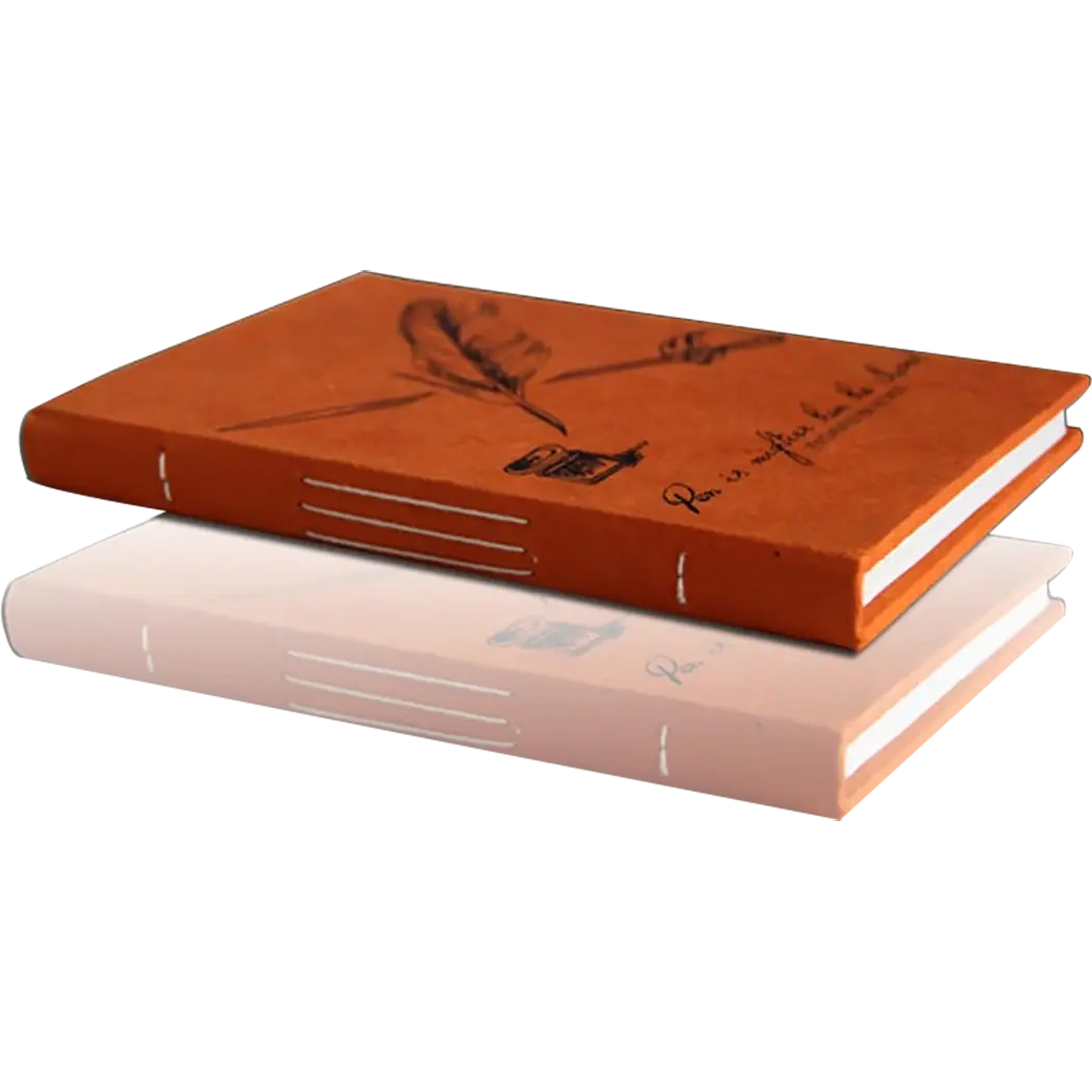 Monk Paper Lokta Quotation Journal - Tangerine-Pen Boutique Ltd