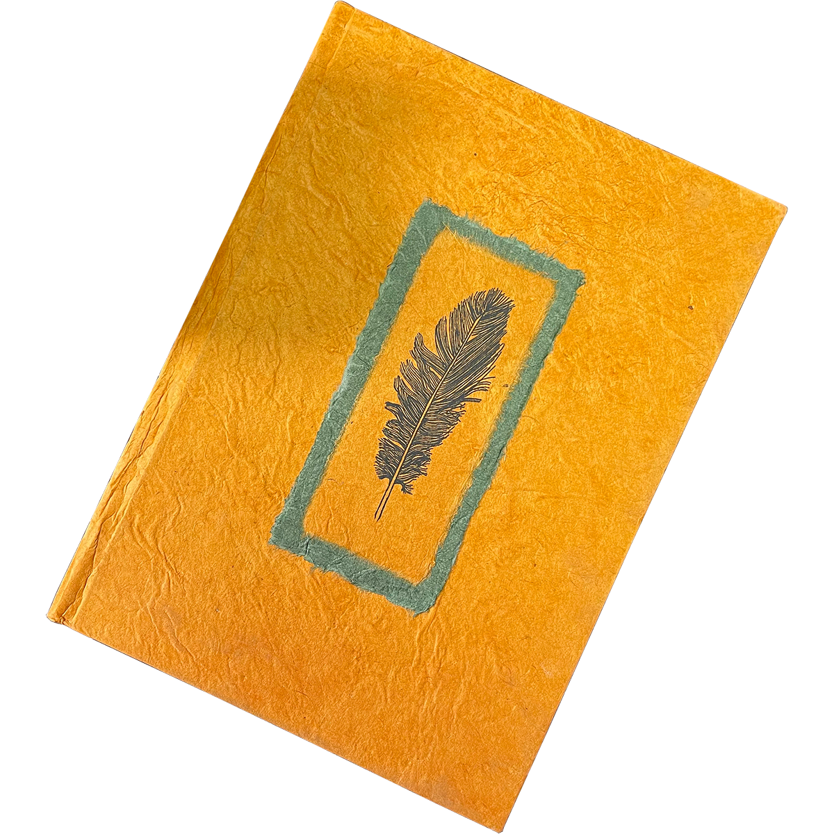 Monk Paper Hard Cover Journal - Saffron-Pen Boutique Ltd