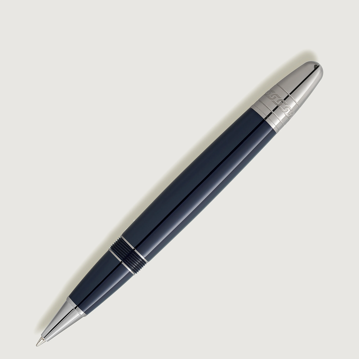 Montblanc 162 Meisterstuck Rollerball Pen - Around The World In 80 Days - Dark Blue Resin (LeGrand)-Pen Boutique Ltd