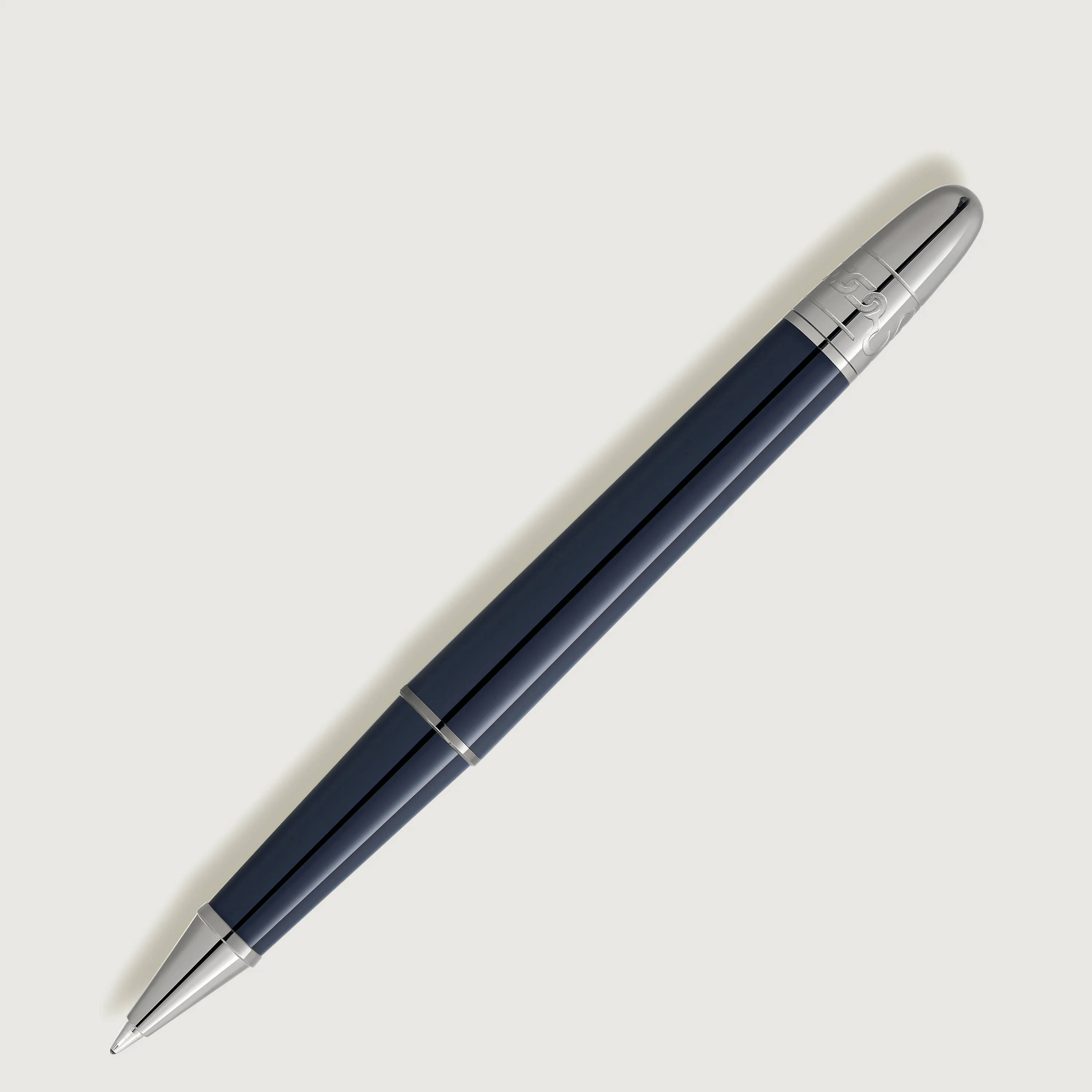 Montblanc 163 Meisterstuck Rollerball Pen - Around the World In 80 Days - Dark Blue Resin (Classique) 2025 - Pen Boutique Ltd