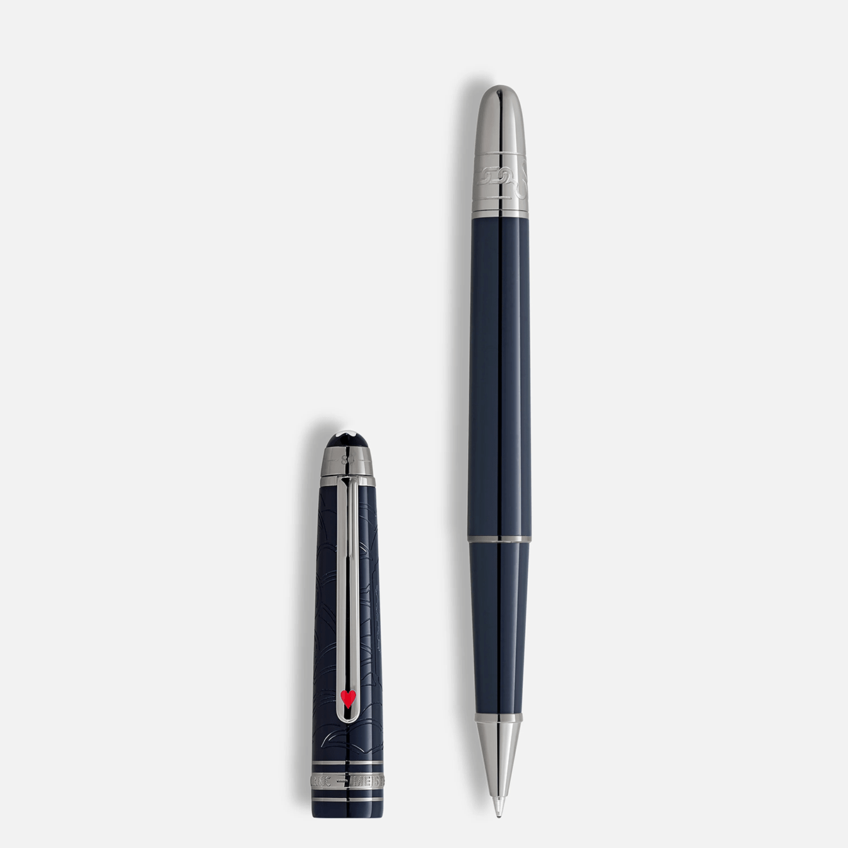 Montblanc 163 Meisterstuck Rollerball Pen - Around the World In 80 Days - Dark Blue Resin (Classique) 2025 - Pen Boutique Ltd
