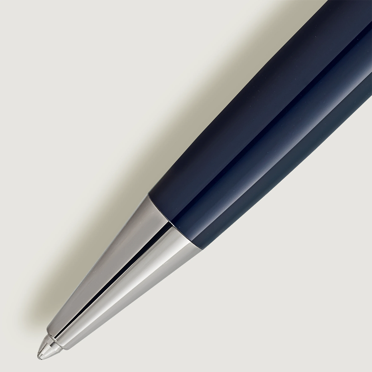 Montblanc 164 Meisterstuck Ballpoint Pen - Around The World In 80 Days - Dark Blue Resin (Classique)-Pen Boutique Ltd