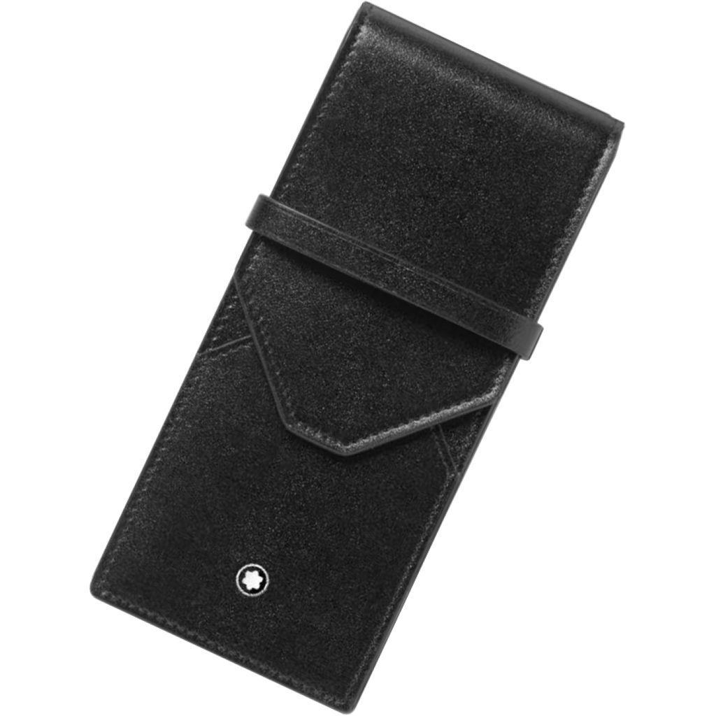 美品　MONTBLANC ケース Mont Blanc Sunglasses Eyeglasses Leather Medium Soft Case with