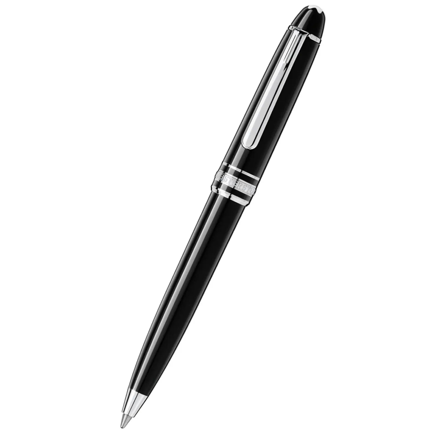 Montblanc Meisterstuck Ballpoint Pen - Hommage W.A. Mozart - Black - Platinum Trim - Small-Pen Boutique Ltd