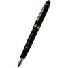 Montblanc Meisterstuck Fountain Pen - Black - Red Gold Trim - LeGrand Size ( 146)-Pen Boutique Ltd