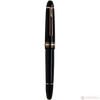 Montblanc Meisterstuck Fountain Pen - Black - Red Gold Trim - LeGrand Size ( 146)-Pen Boutique Ltd