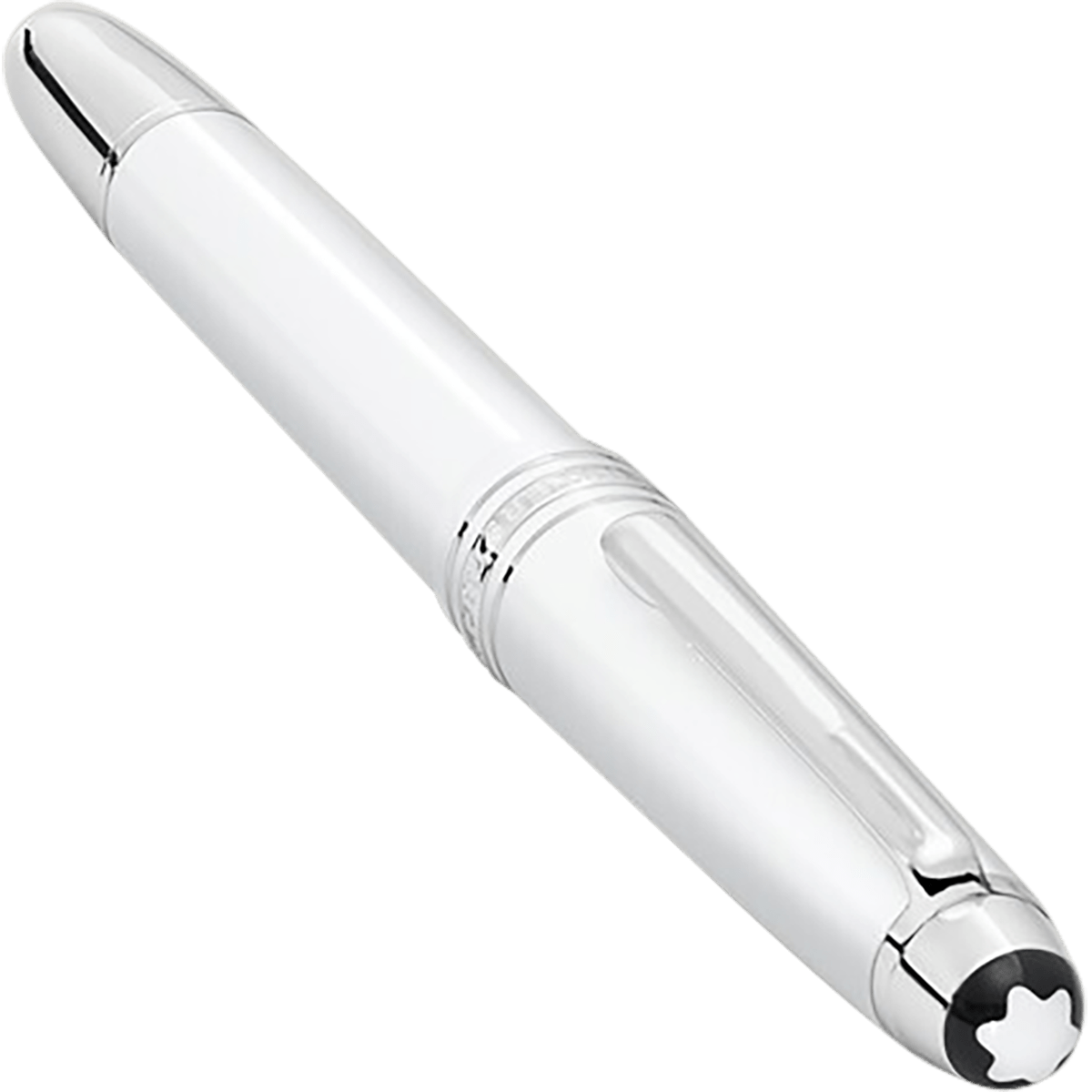 Montblanc 145 Meisterstuck Fountain Pen - White - Classique - Pen Boutique Ltd