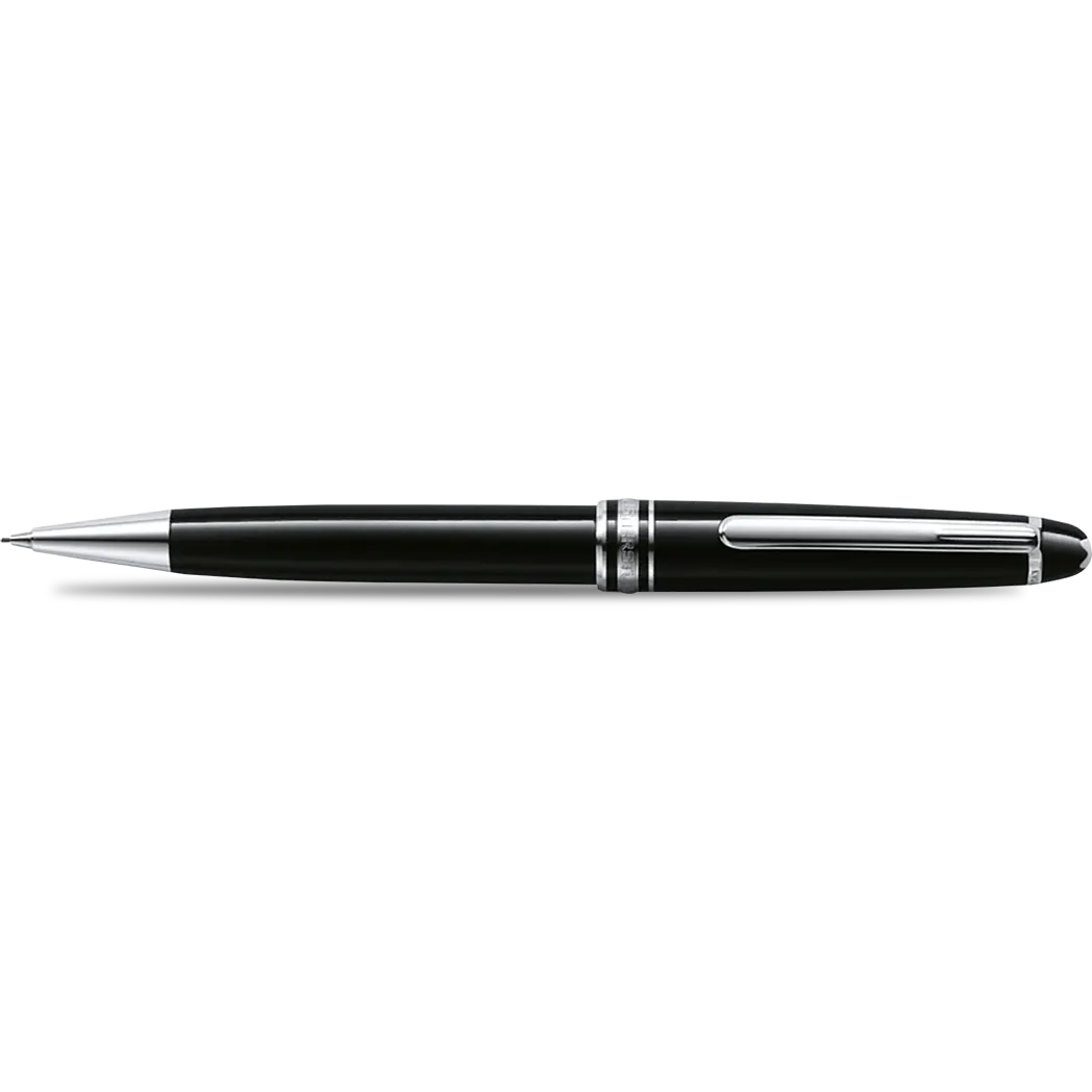 Montblanc Meisterstuck Mechanical Pencil - Black - Platinum Trim - Classique 0.7mm-Pen Boutique Ltd