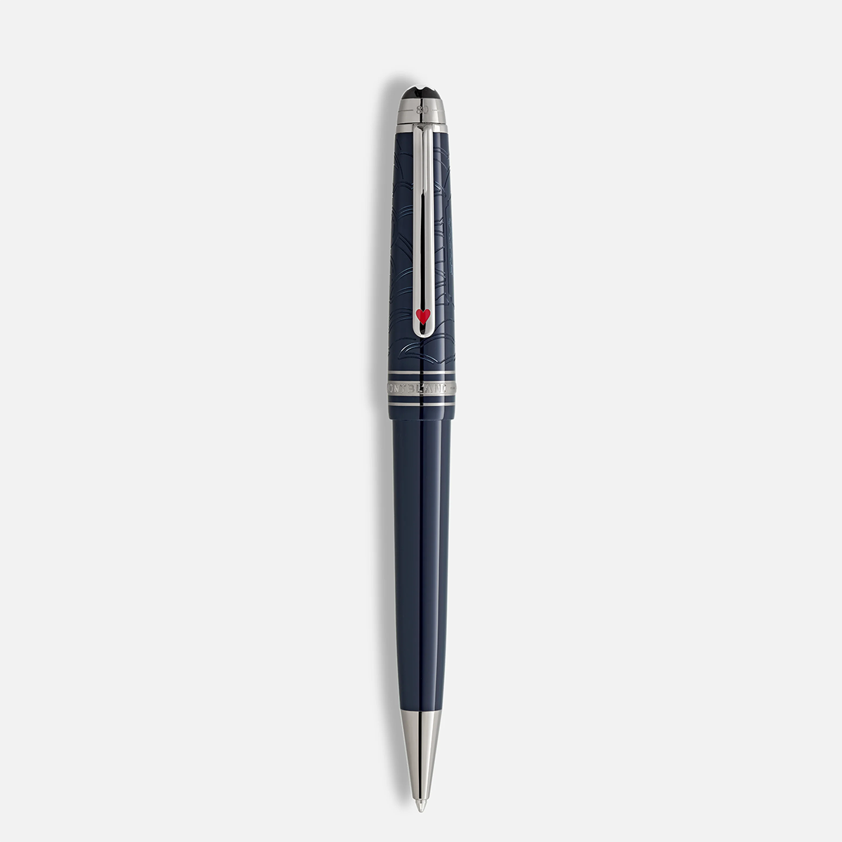 Montblanc Meisterstuck Midsize Ballpoint Pen - Around The World In 80 Days - Dark Blue Resin-Pen Boutique Ltd