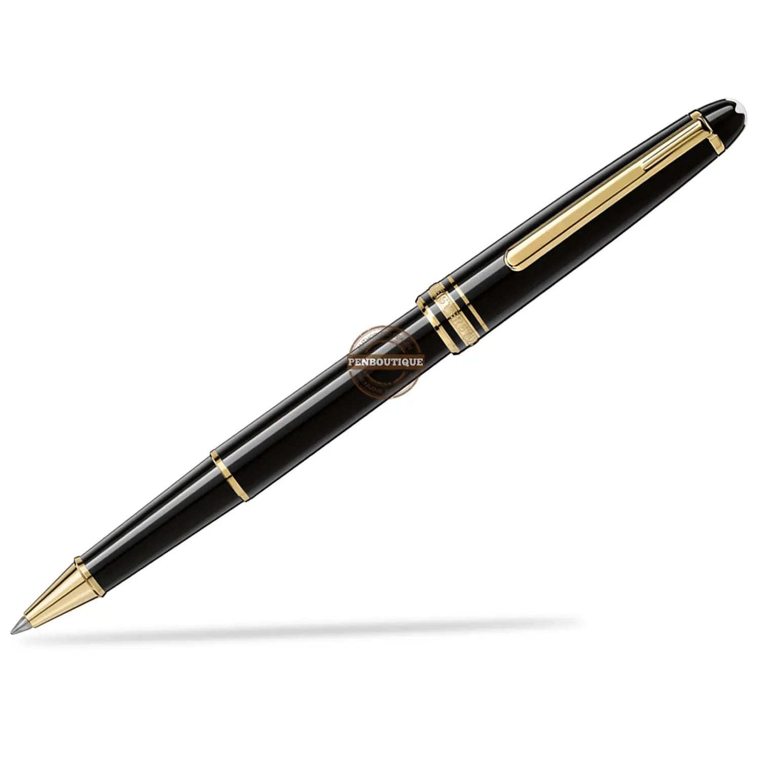 Montblanc Meisterstuck Rollerball Pen - Black - Gold Trim - Classique-Pen Boutique Ltd