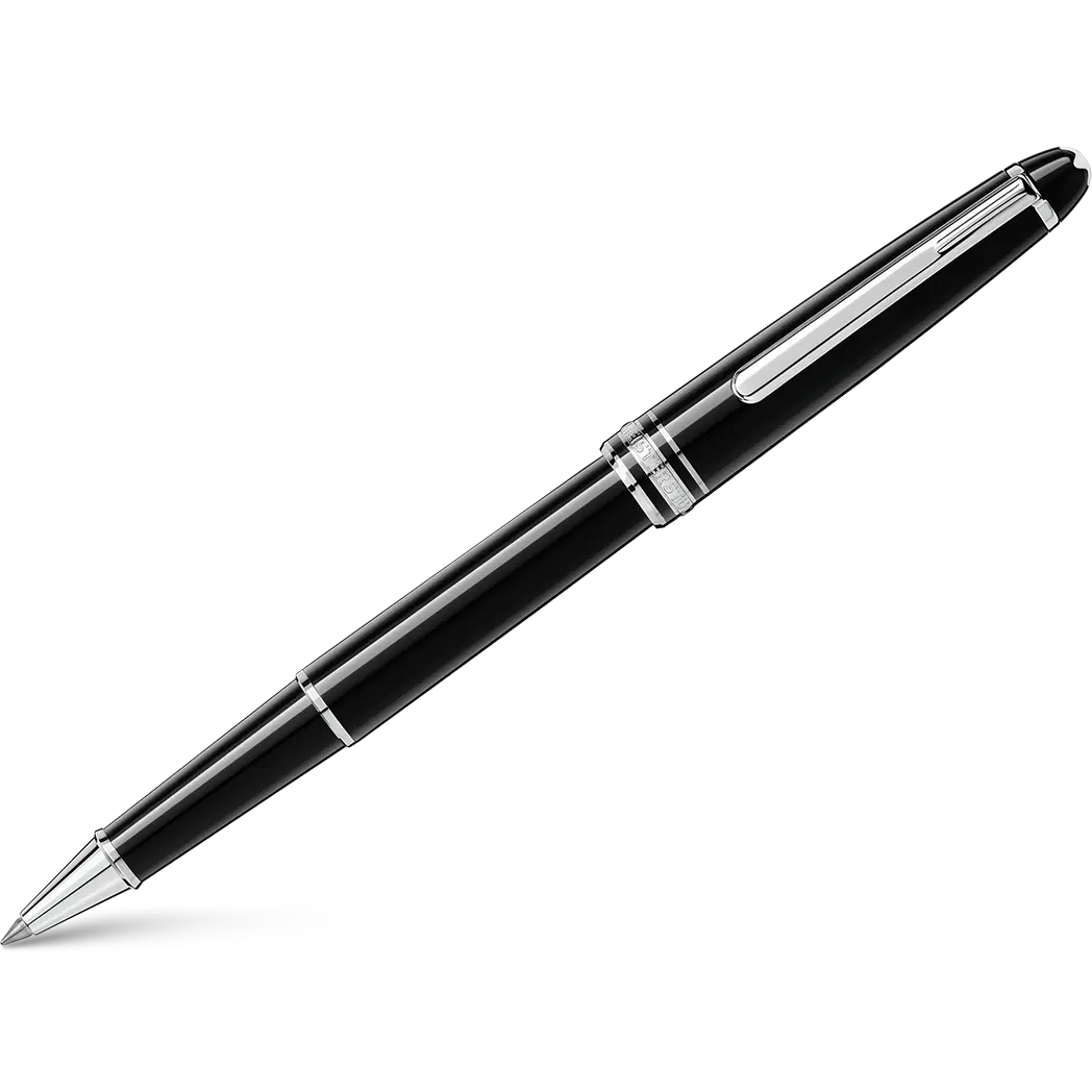 Montblanc Meisterstuck Rollerball Pen - Black - Platinum Trim - Classique-Pen Boutique Ltd