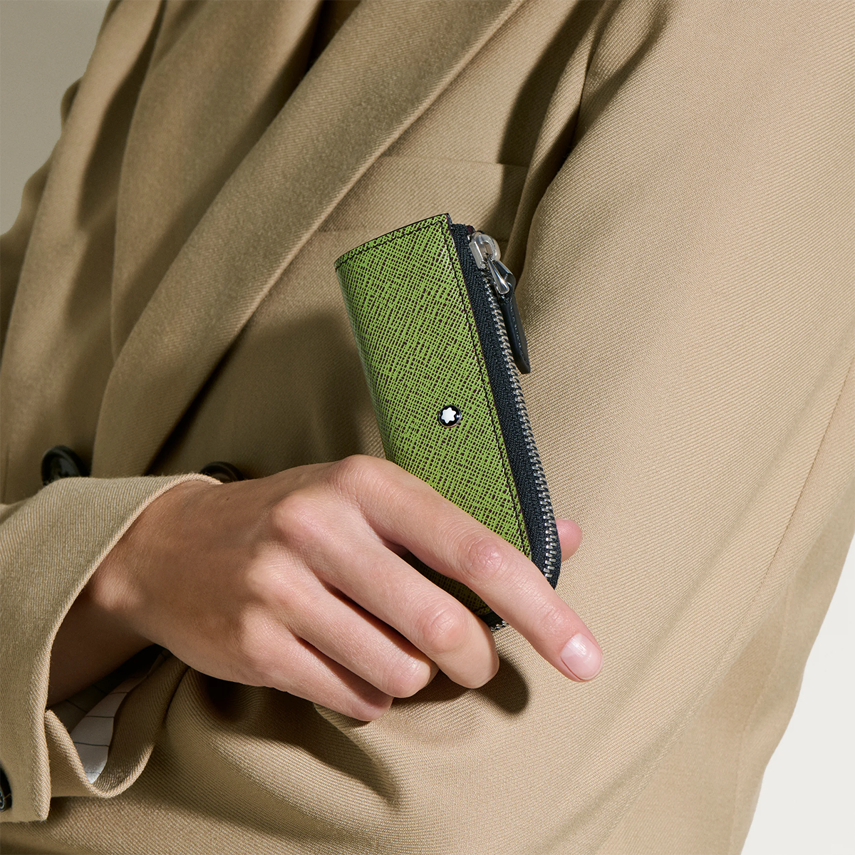 Montblanc Sartorial 1 Pen Pouch - Zipper Closure - Heritage Rouge Et Noir Baby-Pen Boutique Ltd