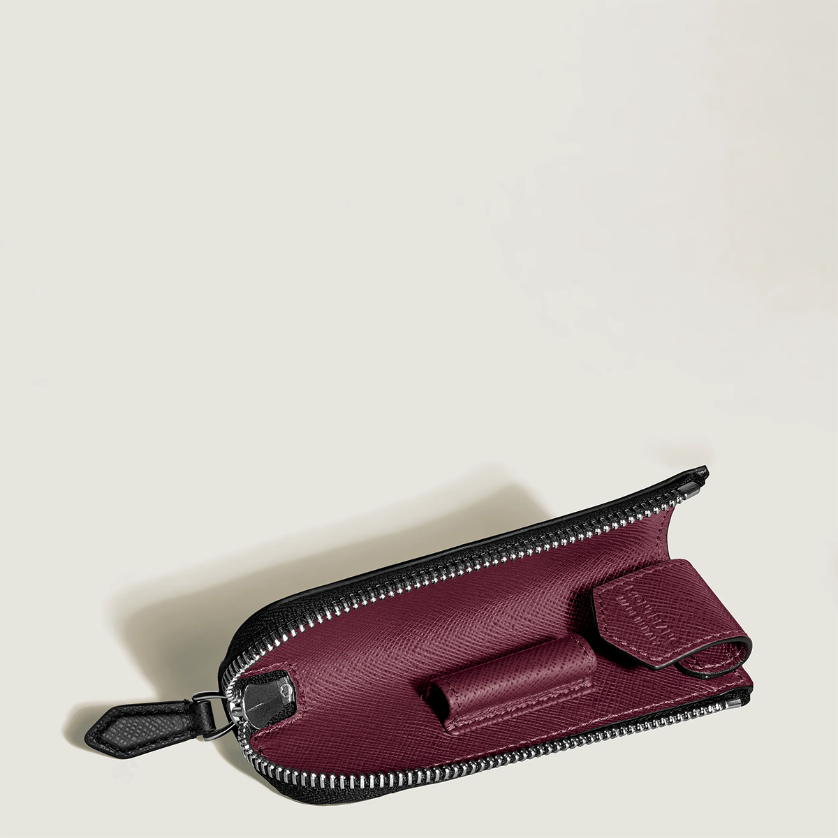 Montblanc Sartorial 1 Pen Pouch - Zipper Closure - Heritage Rouge Et Noir Baby-Pen Boutique Ltd