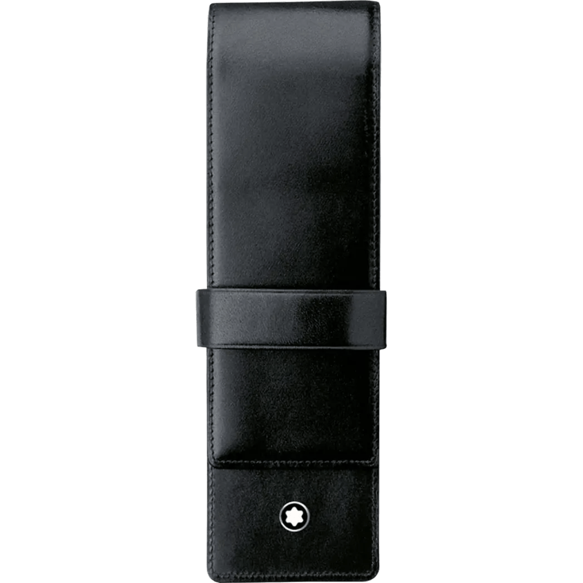 Montblanc Siena Pen Pouch - Smooth Black (2 Pen Slot) - Pen Boutique Ltd