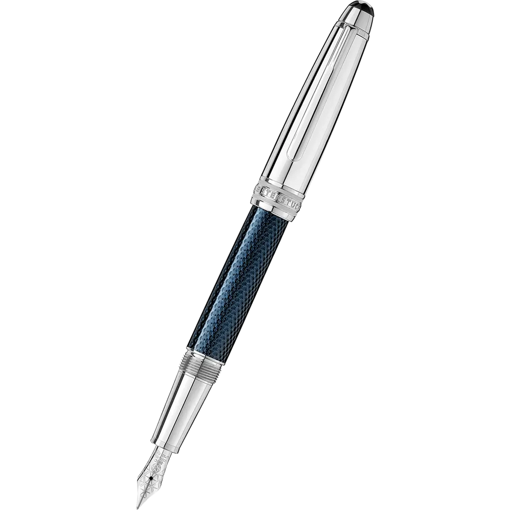 Montblanc モンブラン Solitaire Doué Blue Hour Montblanc Solitaire Fountain Pen - Classique - Blue Hour (Doué)