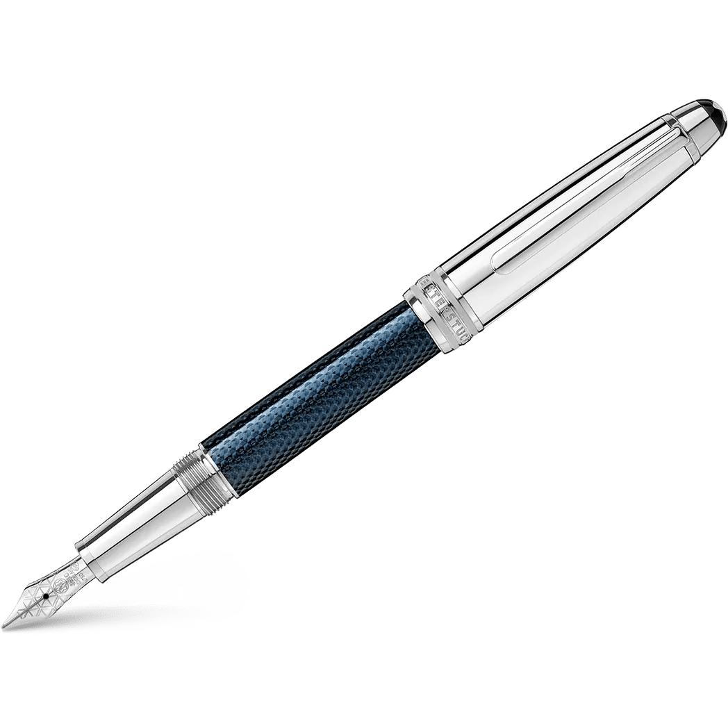 Montblanc Solitaire Fountain Pen - Classique - Blue Hour (Doué) - Pen Boutique Ltd