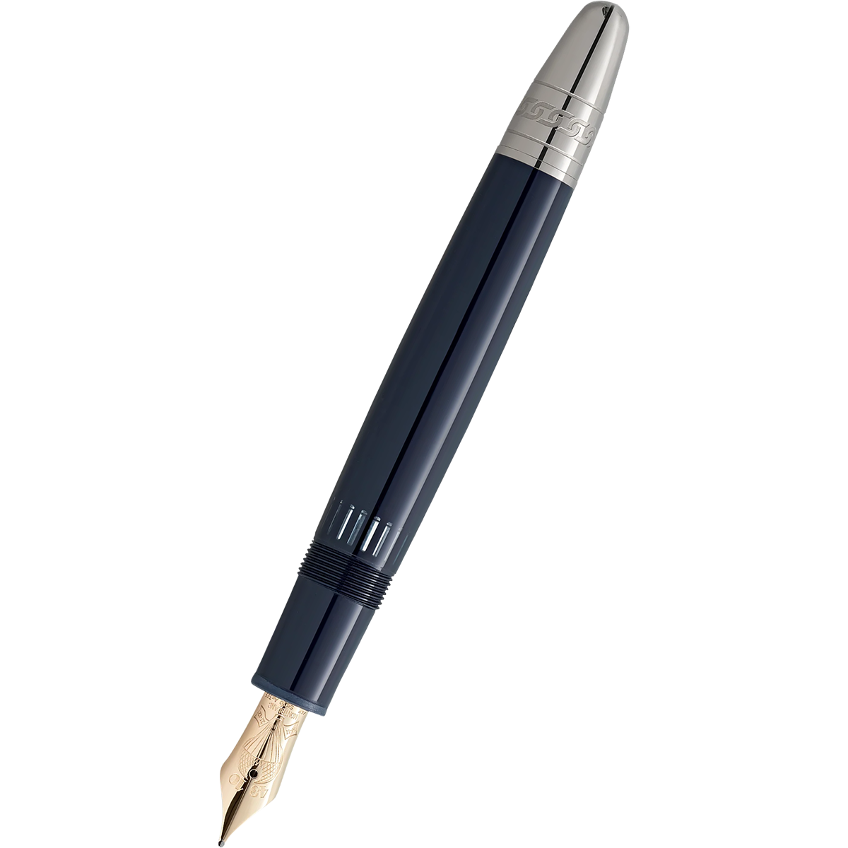 Montblanc 146 Meisterstuck Fountain Pen - Around The World In 80 Days - Dark Blue Resin (LeGrand) 2025-Pen Boutique Ltd