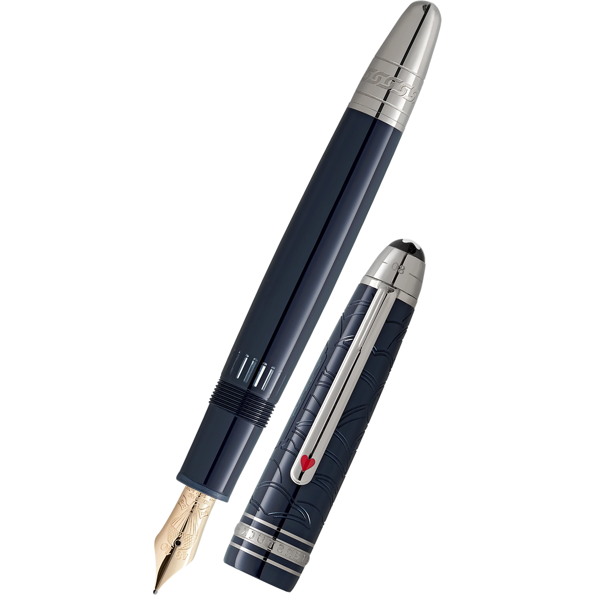 Montblanc 146 Meisterstuck Fountain Pen - Around The World In 80 Days - Dark Blue Resin (LeGrand) 2025-Pen Boutique Ltd