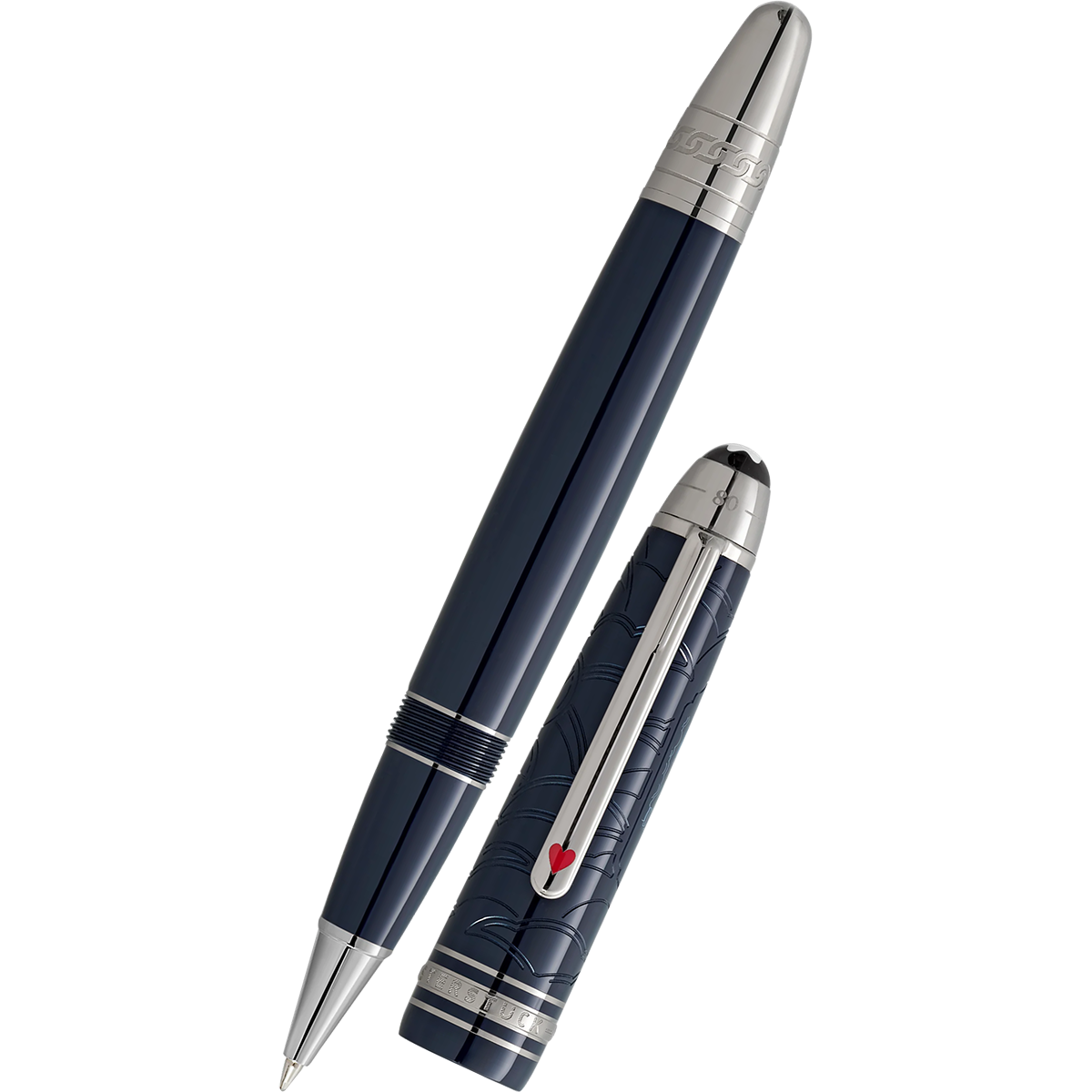Montblanc 162 Meisterstuck Rollerball Pen - Around The World In 80 Days - Dark Blue Resin (LeGrand) 2025-Pen Boutique Ltd