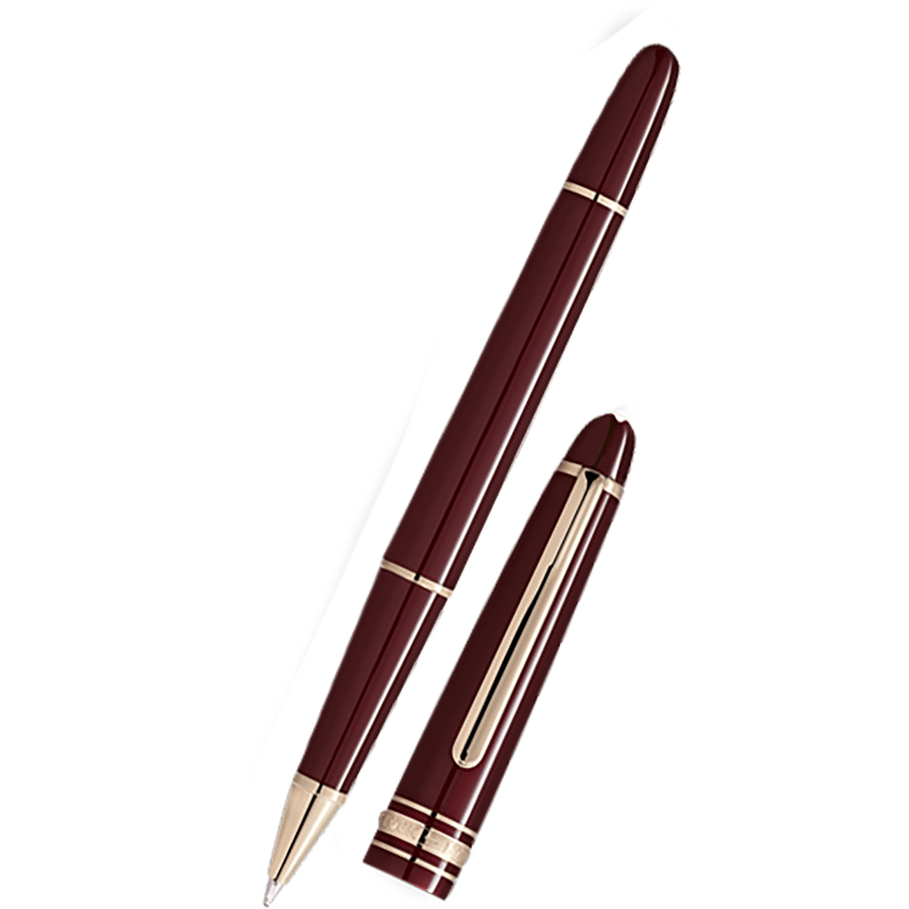 Montblanc 163 Meisterstuck Rollerball Pen - Burgundy Red - Classique (