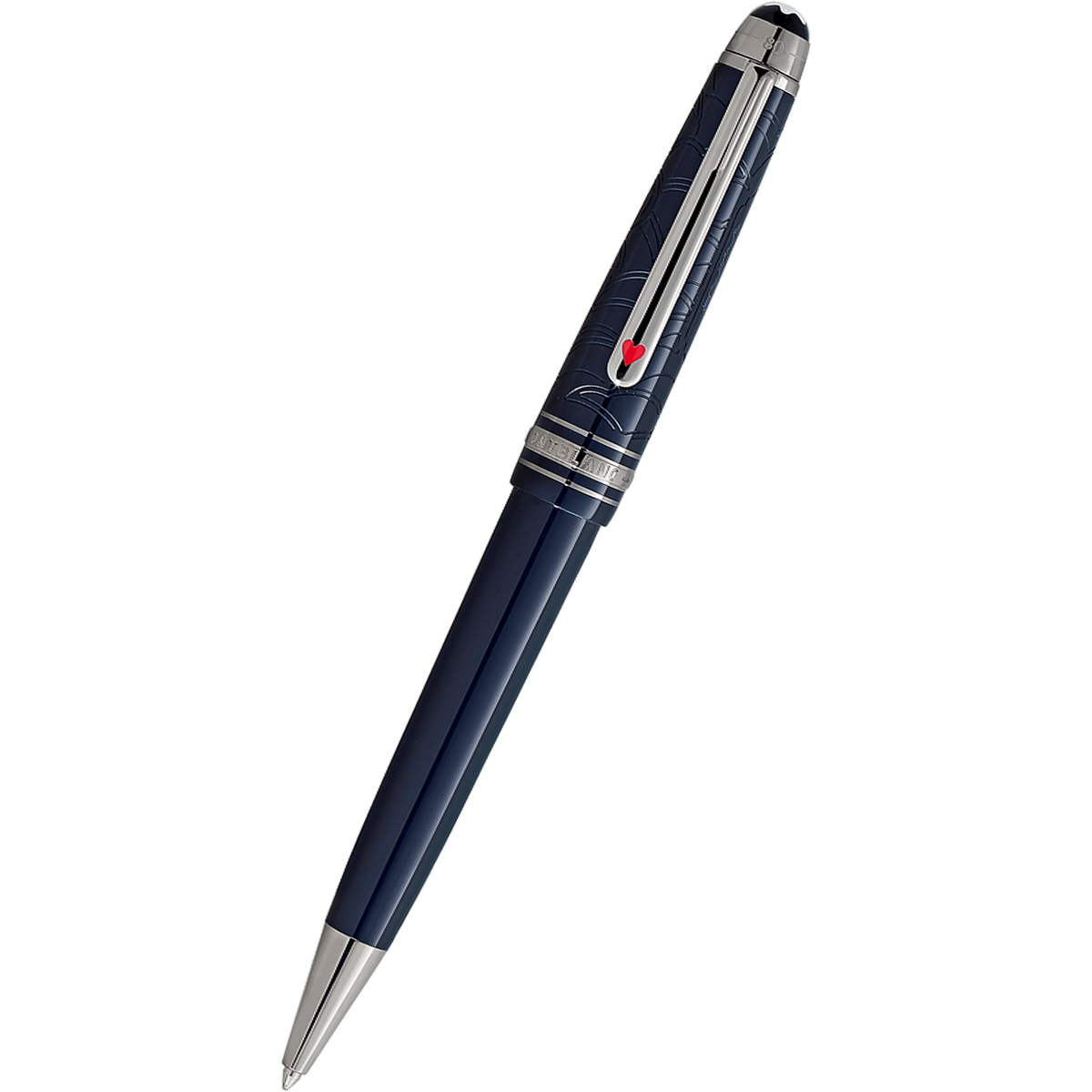 Montblanc 164 Meisterstuck Ballpoint Pen - Around The World In 80 Days - Dark Blue Resin (Classique) 2025 - Pen Boutique Ltd