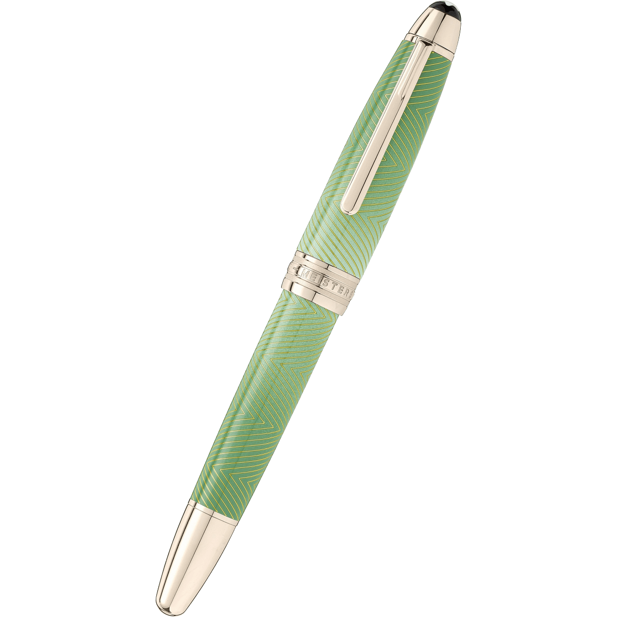 Montblanc Meisterstuck Calligraphy Fountain Pen - Solitaire Celadon Dégradé - Pen Boutique Ltd