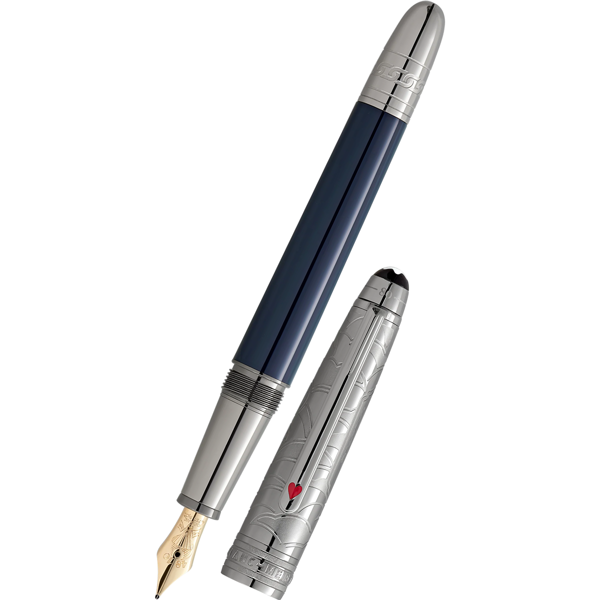 Montblanc Meisterstuck Fountain Pen - 145 Doue - Around The World In 80 Days - Dark Blue (Classique) 2025-Pen Boutique Ltd