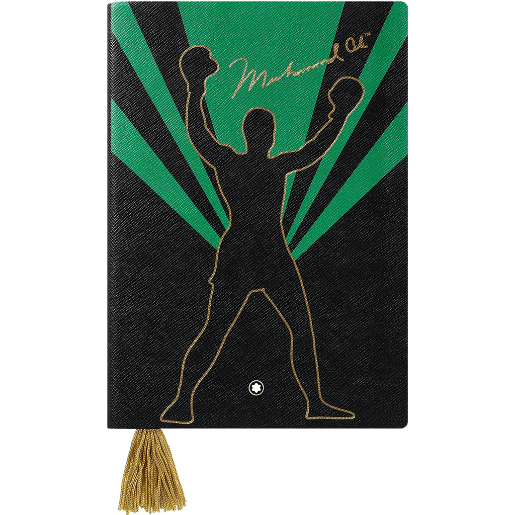 モンブラン MONT BLANC 蒔絵 和綴じノート和帳 #144 桐箱付き新品 Montblanc #146 Notebook - Homage to Muhammad Ali - Black Lined (Small)