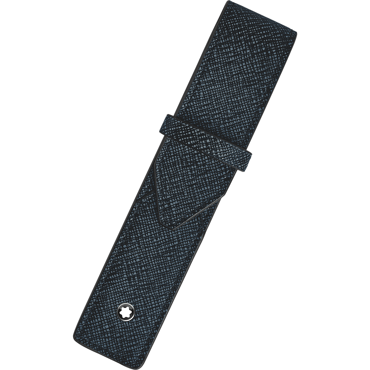 Montblanc Sartorial 1 Pen Pouch - Tweed Blue - Pen Boutique Ltd